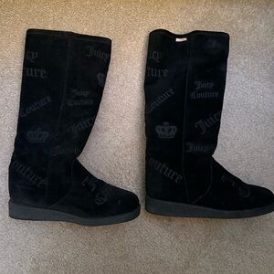 Vintage Juicy Couture Black Tall Boots